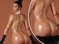 Kim Kardashian na dráždivej obálke magazínu predviedla útly driek a obrovský naolejovaný zadok.