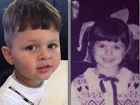 Alexander Marcus Kucherenko a Silvia Kucherenko ako štvorročná.