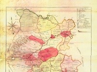 Mapa Slovenska s ohraničením geograficko-historického regiónu SPIŠ