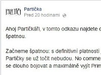 Facebookový profil Partičky informoval divákov o skončení natáčania. 