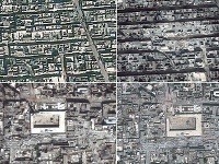 Satelitné zábery zničenej Sýrie