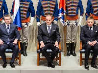 Robert Fico, Andrej Kiska a Peter Pellegrini