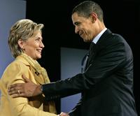 Barack Obama a Hilary Clinton