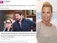 Jennie Garth vraj randí s hercom Davidom Abramsom. 