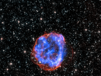 Explózia masívnej hviezdy v Magellanovho oblakoch
