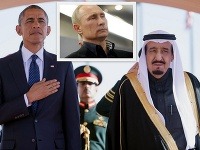 Obama s kráľom Saudskej Arábie Salmanom.