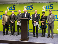 Richard Sulík a členovia SaS Richard Sulík a členovia SaS
