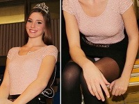 Miss Slovensko 2014 Laura Longauerová si neustrážila sukňu.