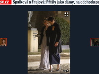 Herečky Kristýna Frejová a Petra Špalková sa museli navzájom pridržiavať. 