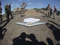 Ukrajinská armáda informovala o zostrelení ruského dronu v júli 2014.