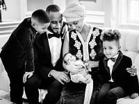 Alicia Keys s rodinkou