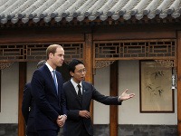 Princ William pricestoval na oficiálnu návštevu do Číny.