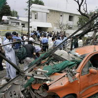 dánske veľvyslanectvo v Islamabade po bombovom útoku