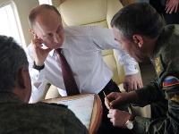 Putin s náčelníkom generálneho štábu.