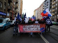 Bratislavu zaplnili nacionalisti