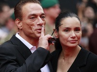 Jean-Claude Van Damme a manželkou
