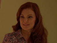 Elena Podzámska na nedávnom zábere zo seriálu Panelák