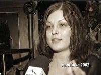 Elena Podzámska v roku 2002 s nie príliš oslnivou vizážou