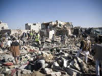 Následky bojov v Jemene