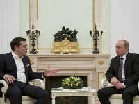 Alexis Tsipras sa stretol s Vladimirom Putinom
