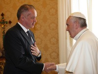 Prezident Andrej Kiska sa stretol s pápežom