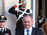 Prezident Andrej Kiska na návšteve Ríma