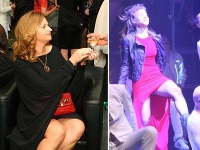Politička Monika Flašíková Beňová a herečka Nela Pocisková si neustrážili sukne. Politička Monika Flašíková Beňová a herečka Nela Pocisková si neustrážili sukne.
