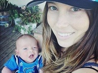 Justin Timberlake sa na sociálnej sieti pochválil fotografiou synčeka.