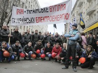 V Kyjeve protestovali tisíce baníkov
