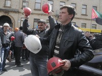 V Kyjeve protestovali tisíce baníkov