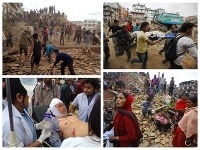 Nepál postihlo mohutné zemetrasenie