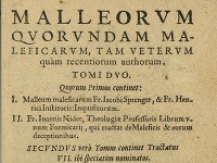 Kniha MALLEUS MALEFICARUM alebo Kladivo na čarodejnice (vydanie z roku 1582)