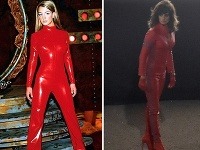 Britney Spears a Penélope Cruz v červenom latexe. Nájdete viac ako 5 rozdielov?
