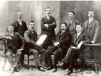 Mzdový komitét z r. 1911, zastupujúci robotníkov v mzdových sporoch