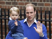 princ William a malý princ George