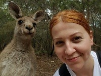 Milá selfie s klokanom sa ľuďom na sociálnej sieti zapáčila