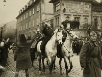 Privítanie sovietskej armády v Bratislave