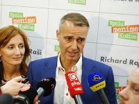Richard Raši s manželkou Richard Raši s manželkou