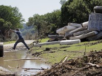 Ničívé záplavy v štáte Texas