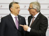 Viktor Orban a Jean-Claude Juncker Viktor Orban a Jean-Claude Juncker