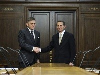 Fico s predsedom ruskej Štátnej dumy Sergejom Naryškinom