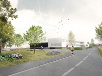 Takto bude vyzerať nová škola v českej Chýni.