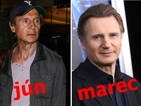 Liam Neeson v priebehu pár mesiacov drasticky schudol. Liam Neeson v priebehu pár mesiacov drasticky schudol.
