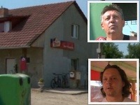 Na obrázku je miestny podnik, hore je postrelený Ján, pod ním majiteľ baru Andrej Na obrázku je miestny podnik, hore je postrelený Ján, pod ním majiteľ baru Andrej