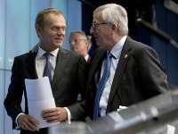 Donald Tusk a Jean-Claude Juncker