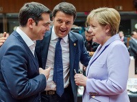 Tsipras (vľavo) a Merkelová