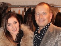 Boris Kollár s nevlastnou dcérou Vanessou na jednej z akcií, kde sa spolu objavili. 
