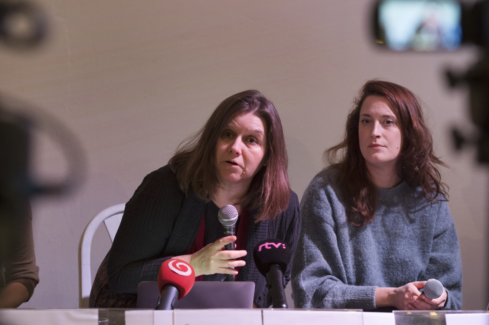 Marta Šimečková na archívnej fotke z roku 2018 Marta Šimečková s koordinátorkou Amnesty International za Maďarsko Verou Mérö.