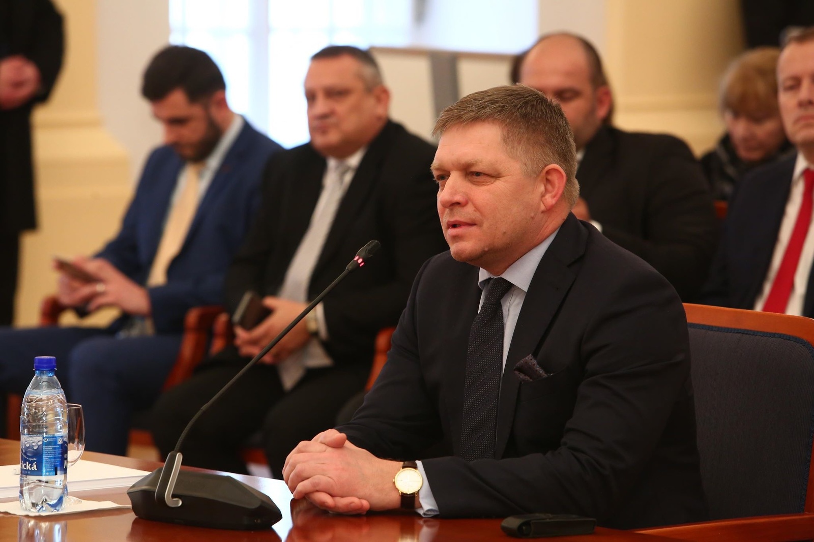 Robert Fico na vypočúvaní uchádzačov o kandidatúru na Ústavný súd.