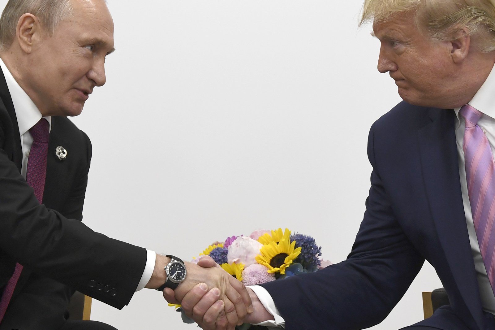 Vladimir Putin a Donald Trump